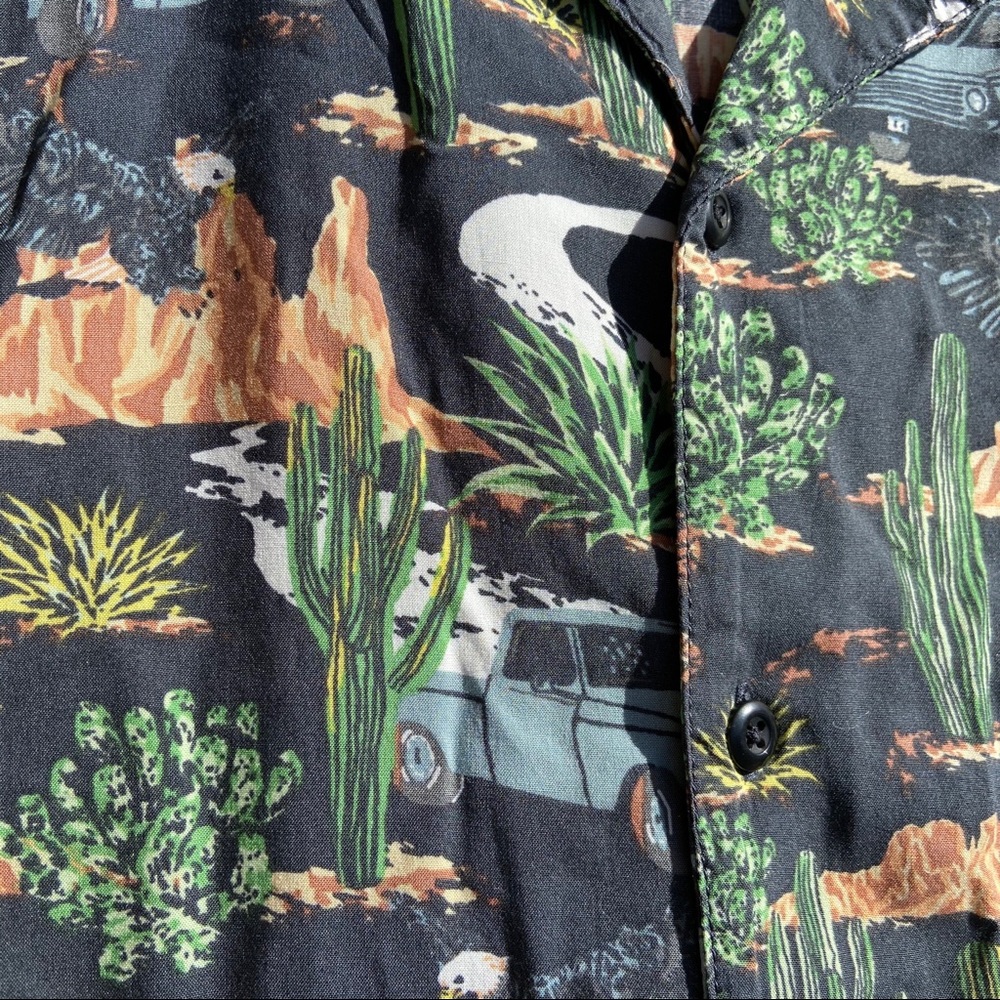 The Rail Button Down Retro Pattern Shirt - image 4